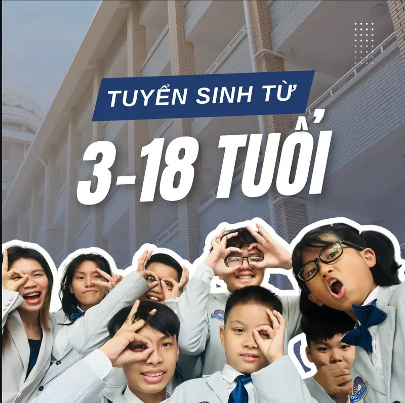 KLIS tuyển sinh từ 3-18 tuổi