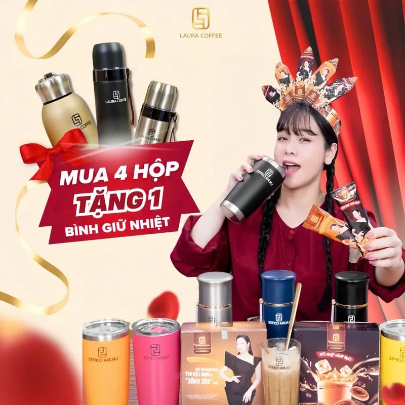 Laura Coffee - Mua 4 hộp tặng 1